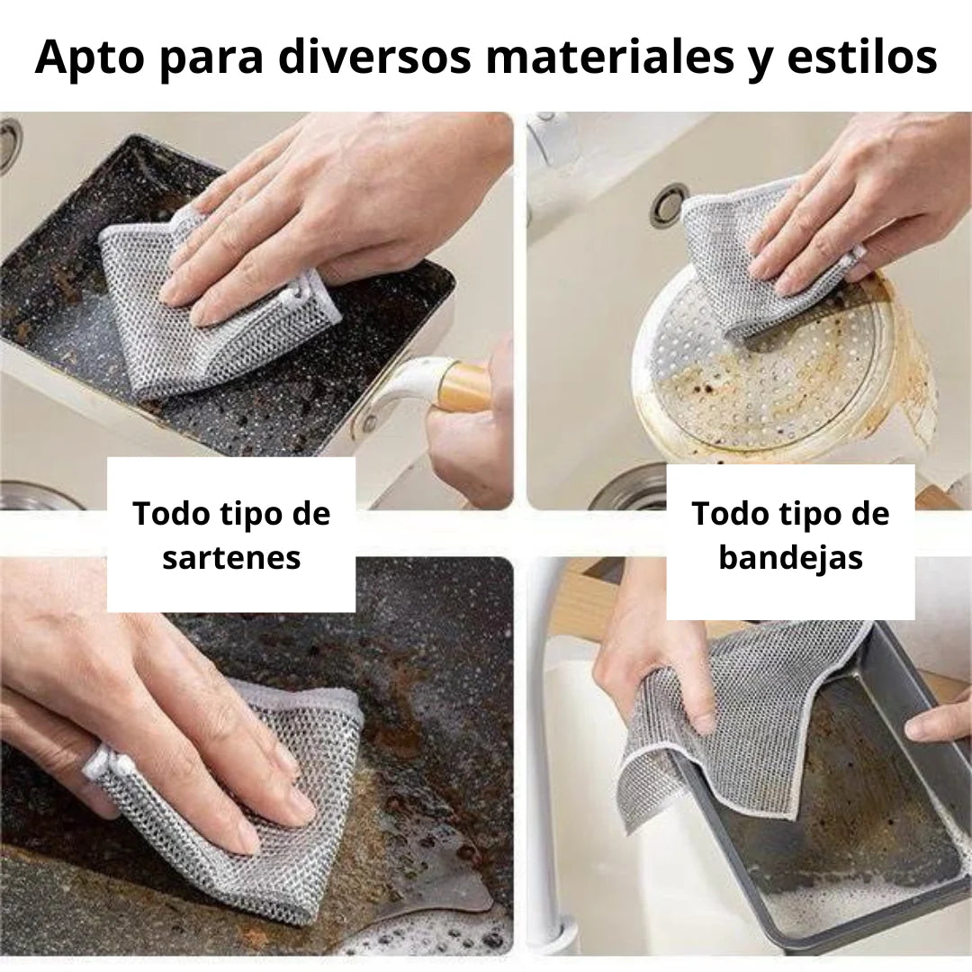 SafeClean Set X5 paños mágicos para cocina